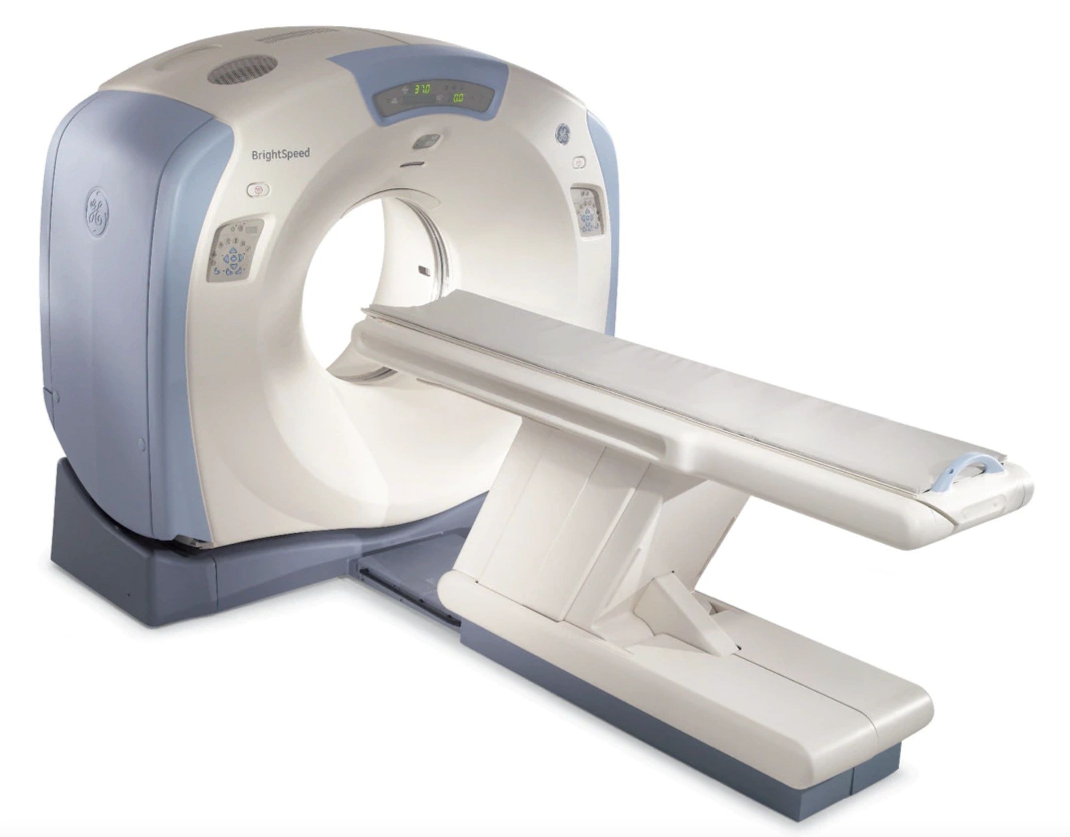 GE BrightSpeed CT scanner