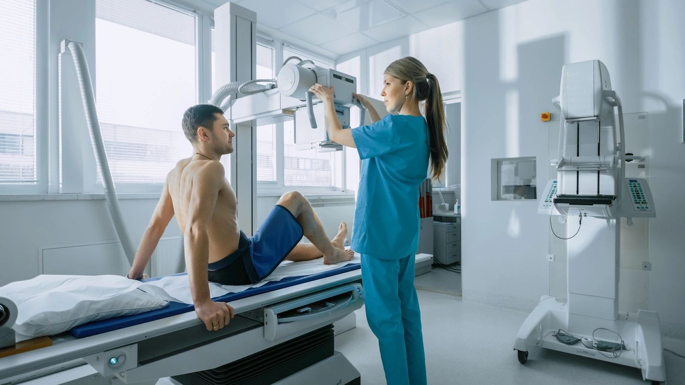 DEXA bone densitometry scanner