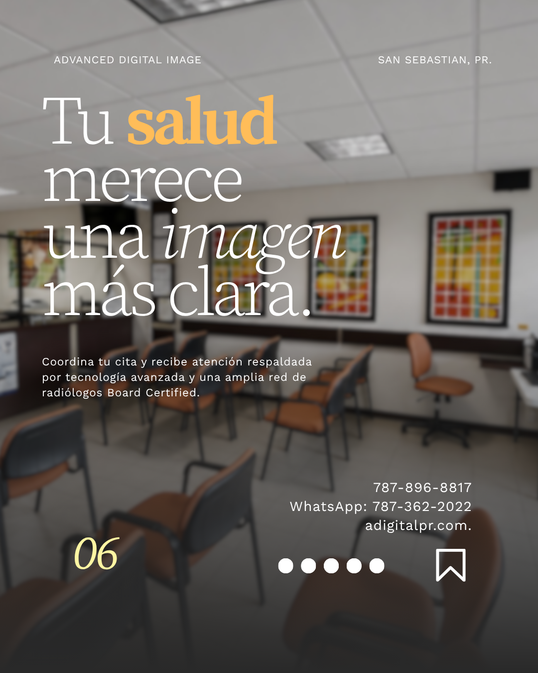 Medical imaging clinic interior